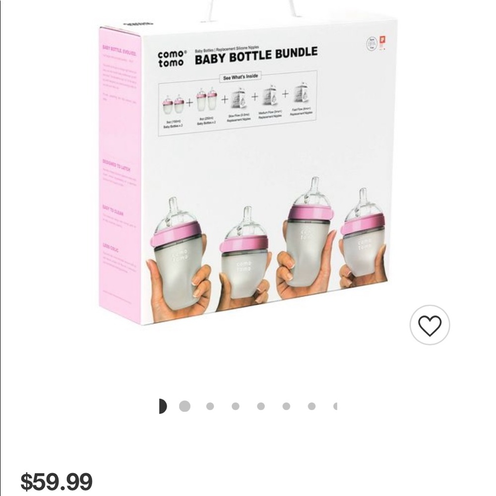 Comotomo baby bottle set - unopened box - never used!